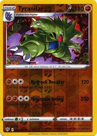 Darkness Ablaze Tyranitar #88/189 reverse holo